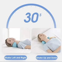 Vindolux NeckEase Cervical Traction Pillow - relax in 30 seconds by gently shaking left-right or up-down while lying down